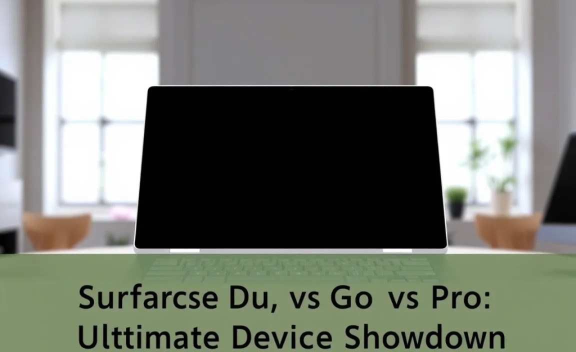 Comparing Surface Duo Surface Go vs Pro
