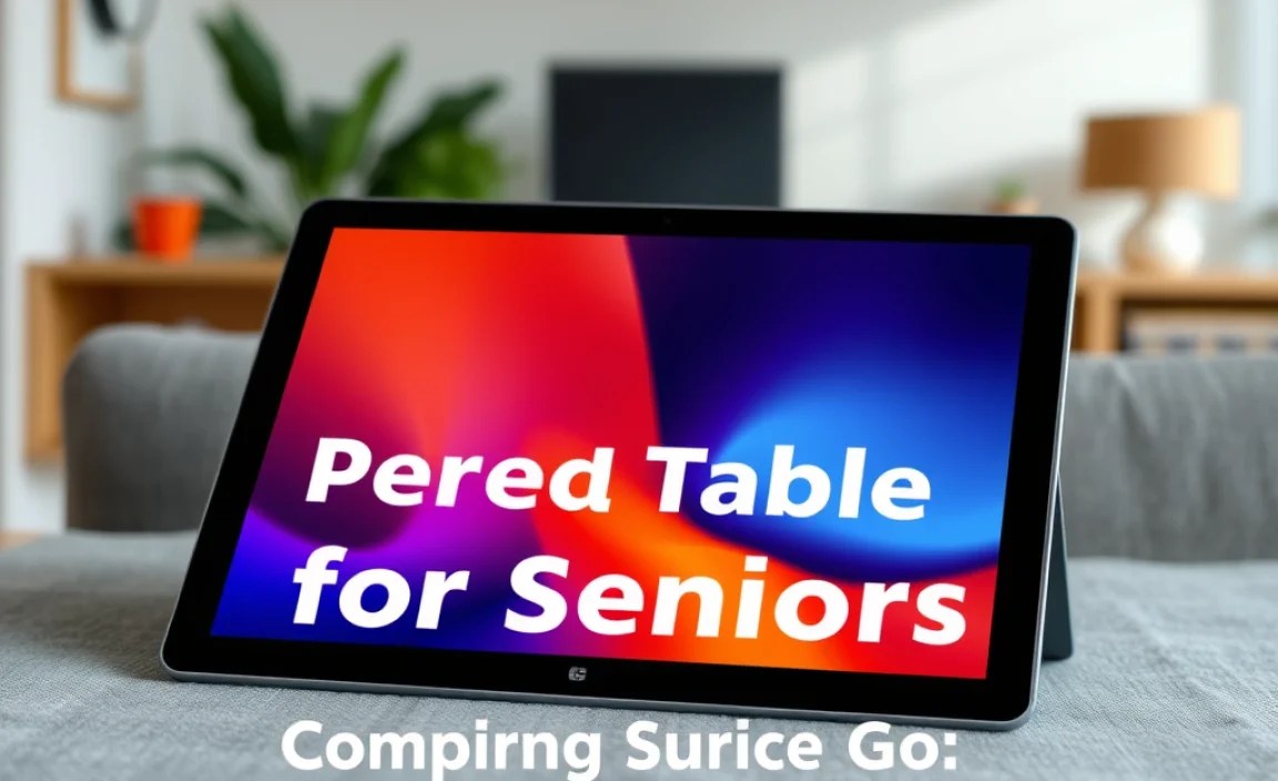 Comparing Surface Go with Other Tablets