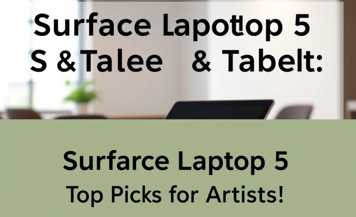 Comparing Surface Laptop 5 and Surface Tablets