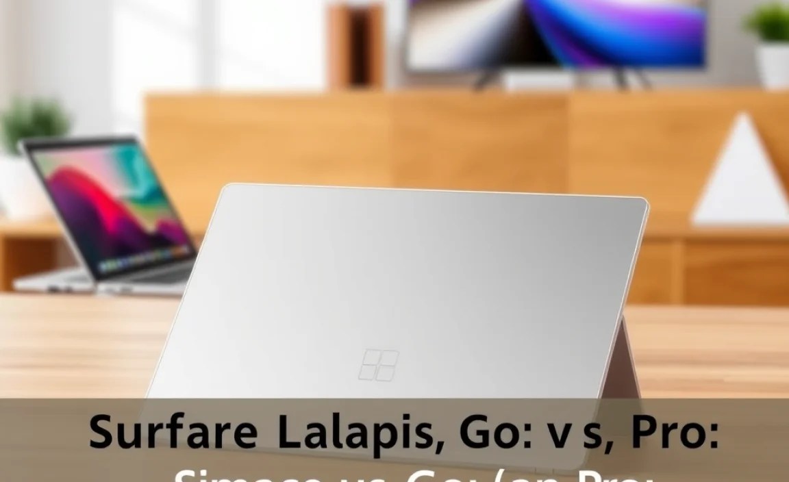 Comparing Surface Laptop 5, Go, and Pro
