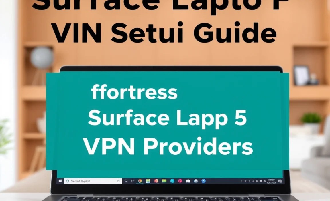 Comparing Surface Laptop 5 VPN Providers