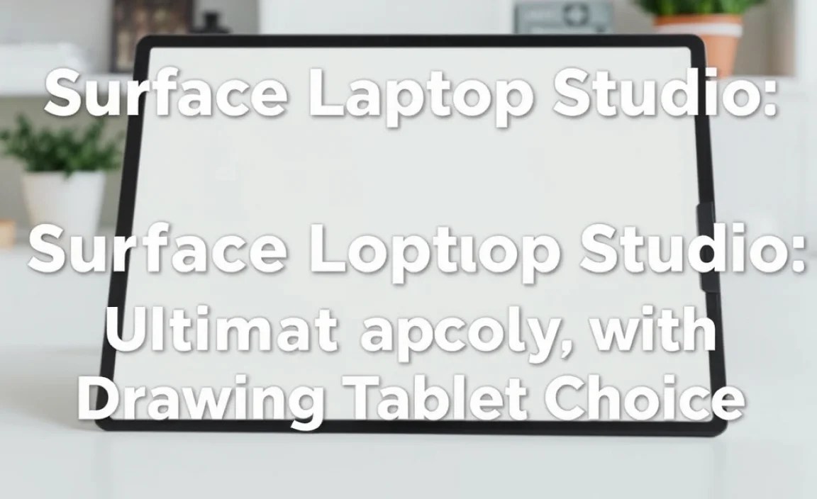 Comparing Surface Laptop Studio with Other Tablets