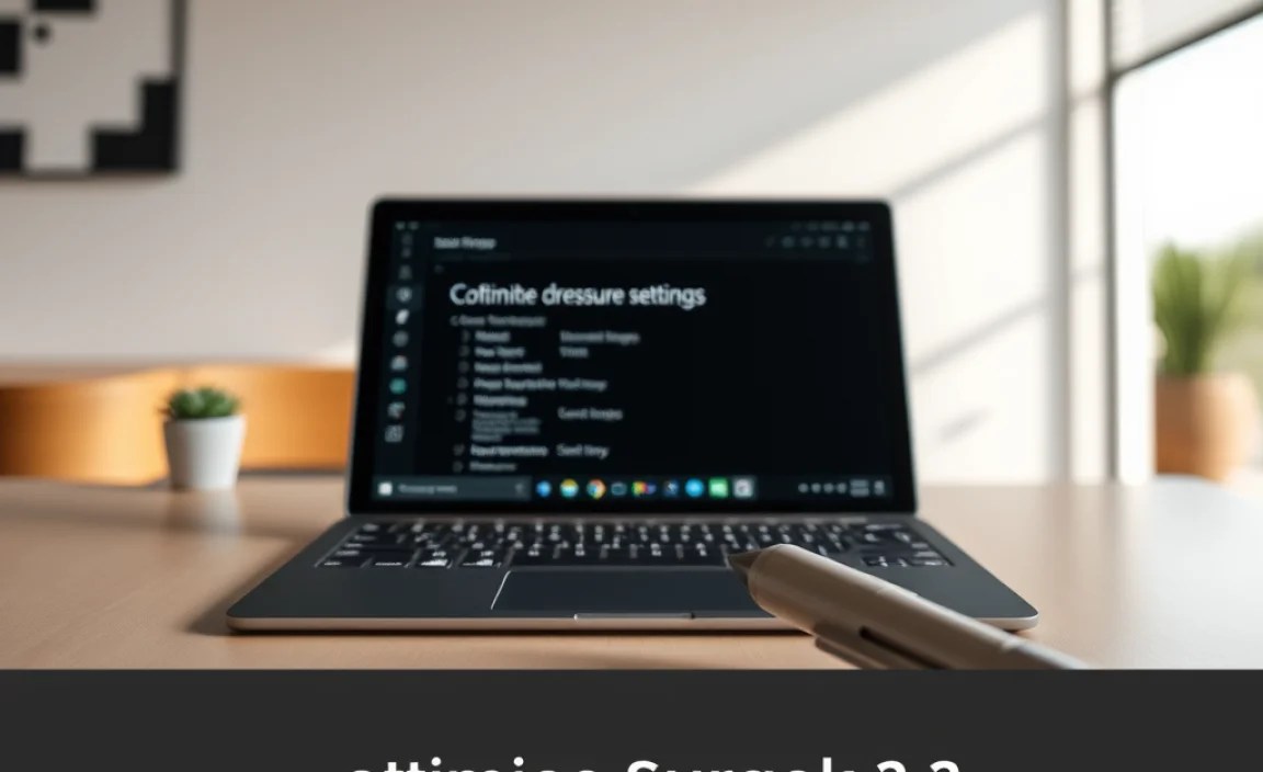 Comparing Surface Pen Settings