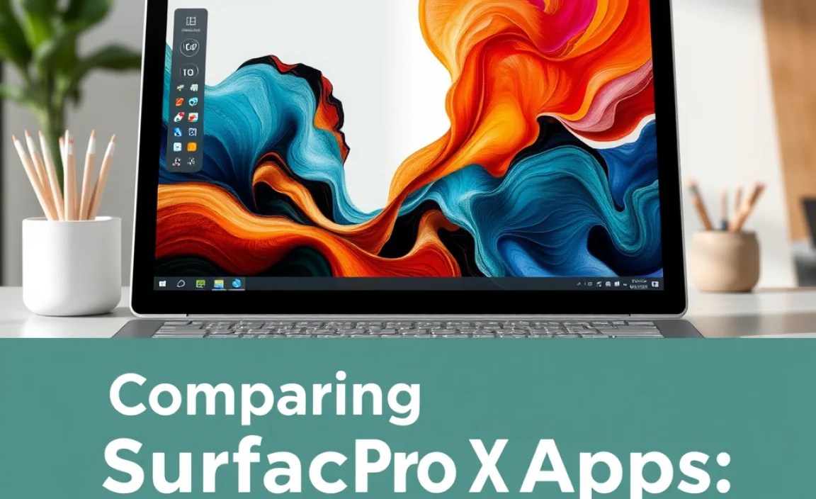 Comparing Surface Pro X Art Apps