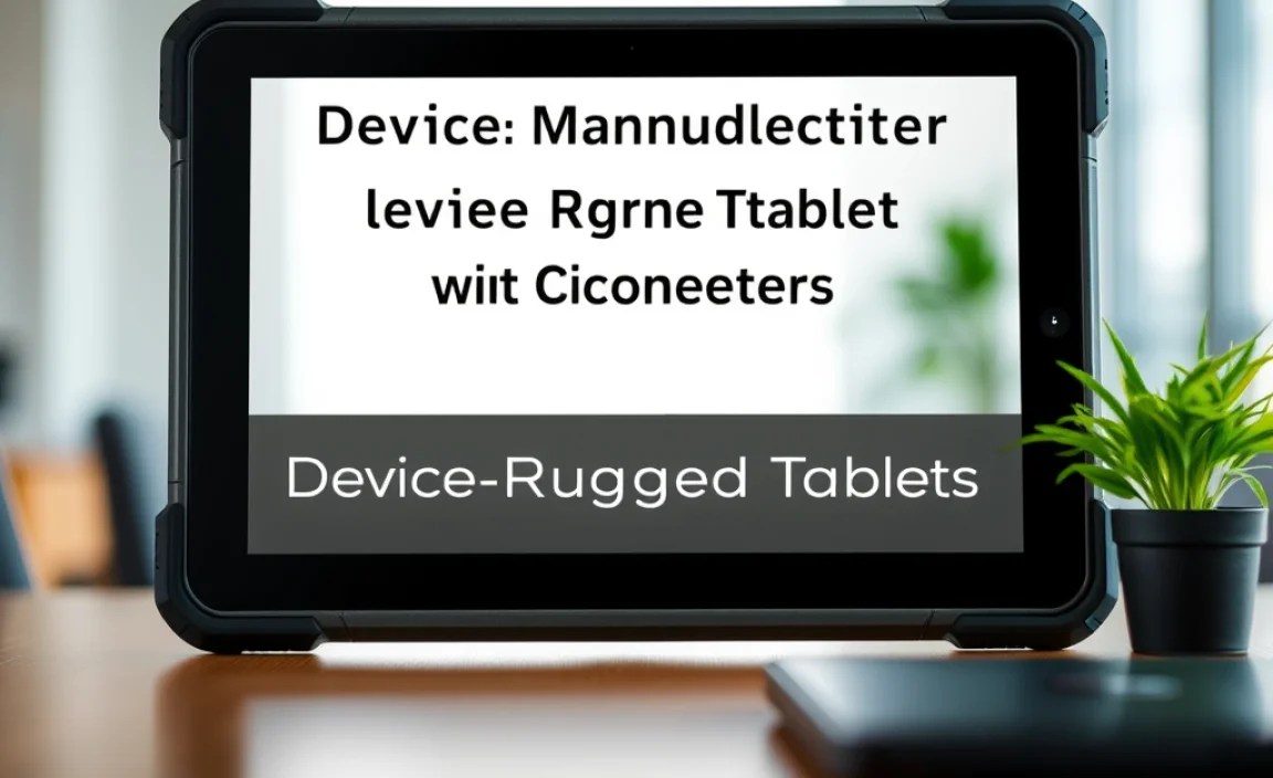 Comparing TCL Rugged Tablets with Competitors