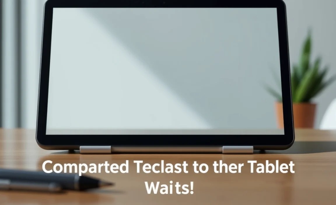 Comparing Teclast to Other Tablets