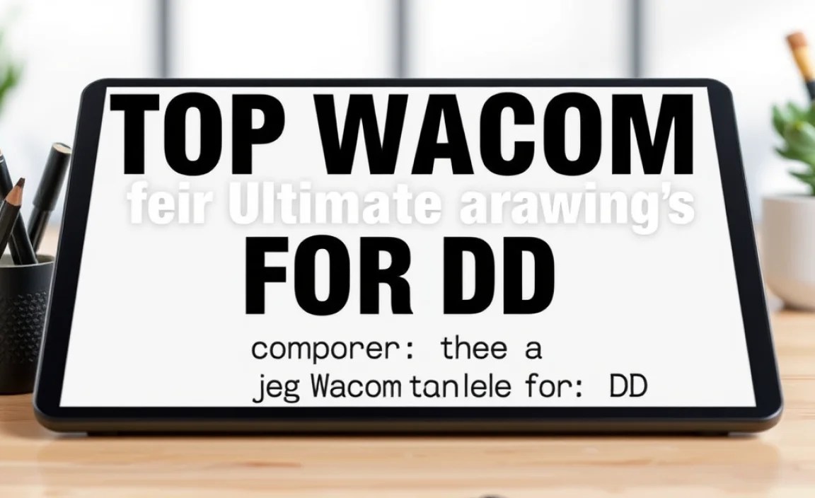 Comparing the Best Wacom Models for DnD