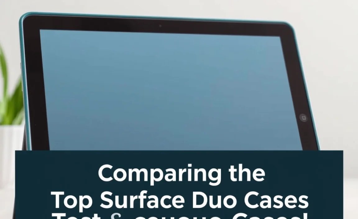 Comparing the Top Surface Duo Cases