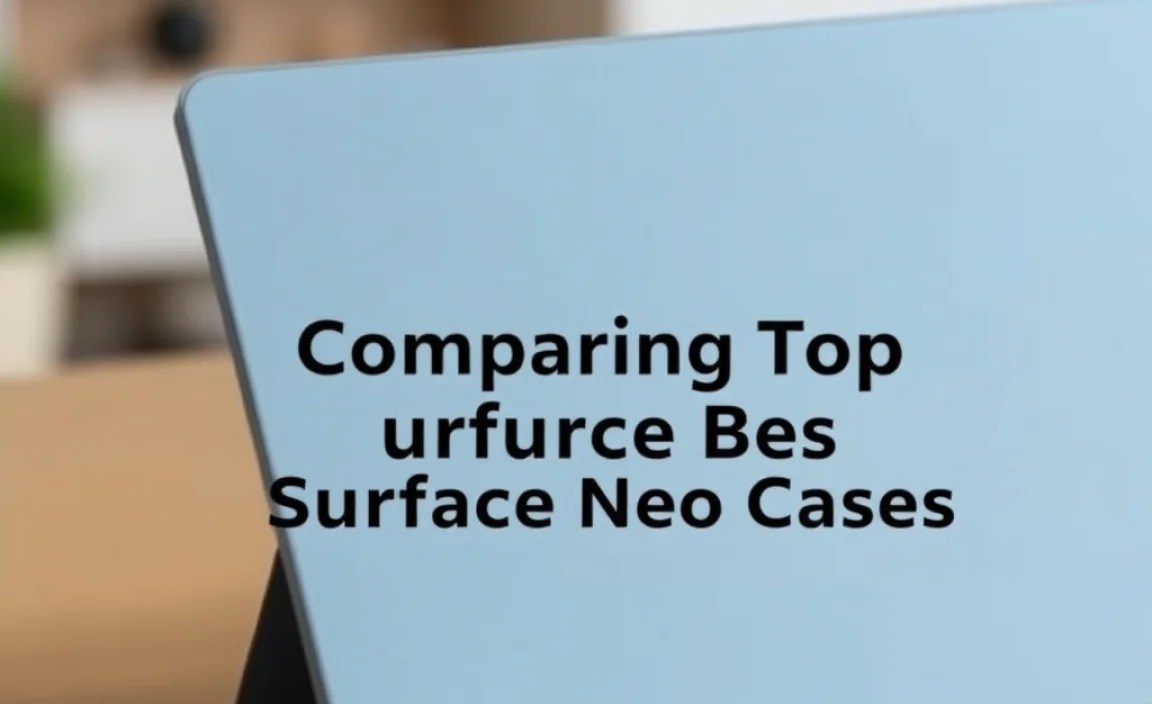Comparing Top Surface Neo Cases