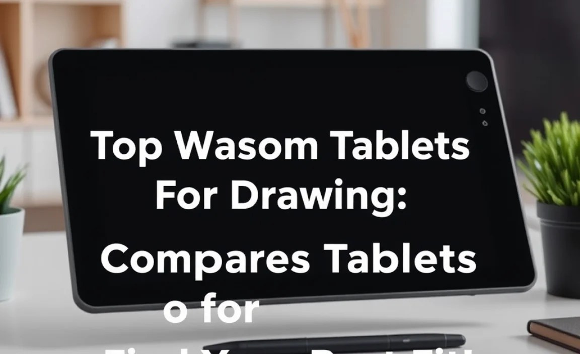 Comparing Top Wacom Tablets for Drawing
