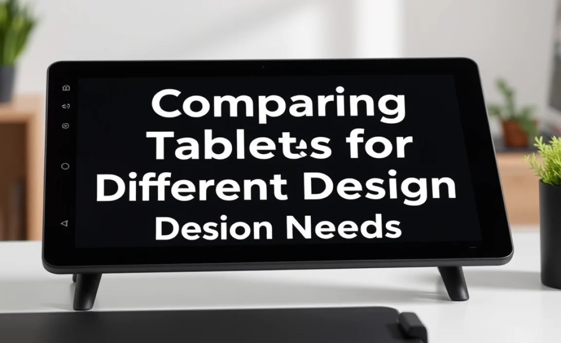 Comparing Wacom Tablets for Different Design Needs