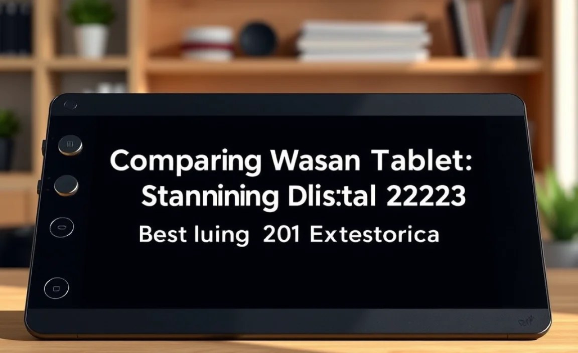 Comparing Wacom Tablets: Specifications and Performance