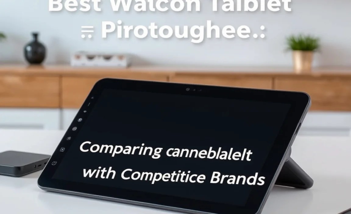Comparing Wacom Tablets with Competitor Brands