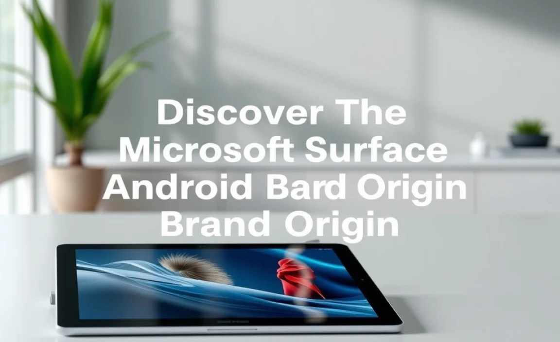 Comparison of Microsoft Surface with Android Tablets