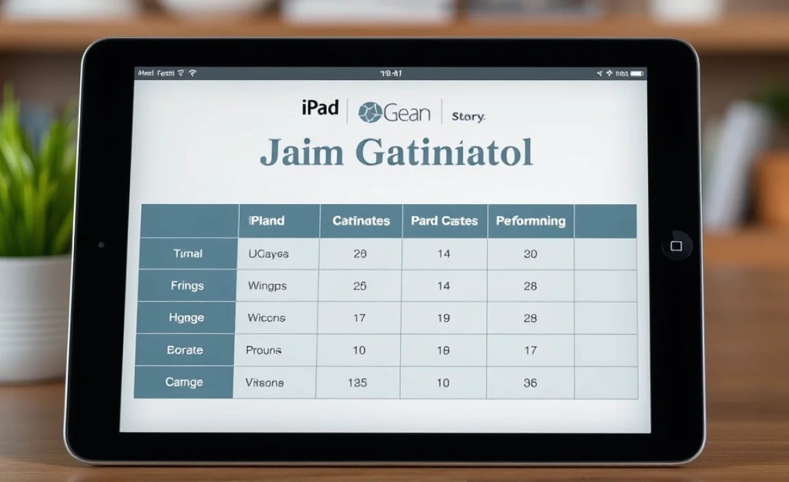 Comparison Table: iPad 3rd Gen vs. Alternatives