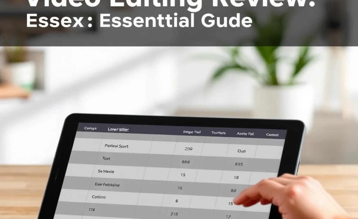 Comparison Table: Key Specs for Video Editing Tablets