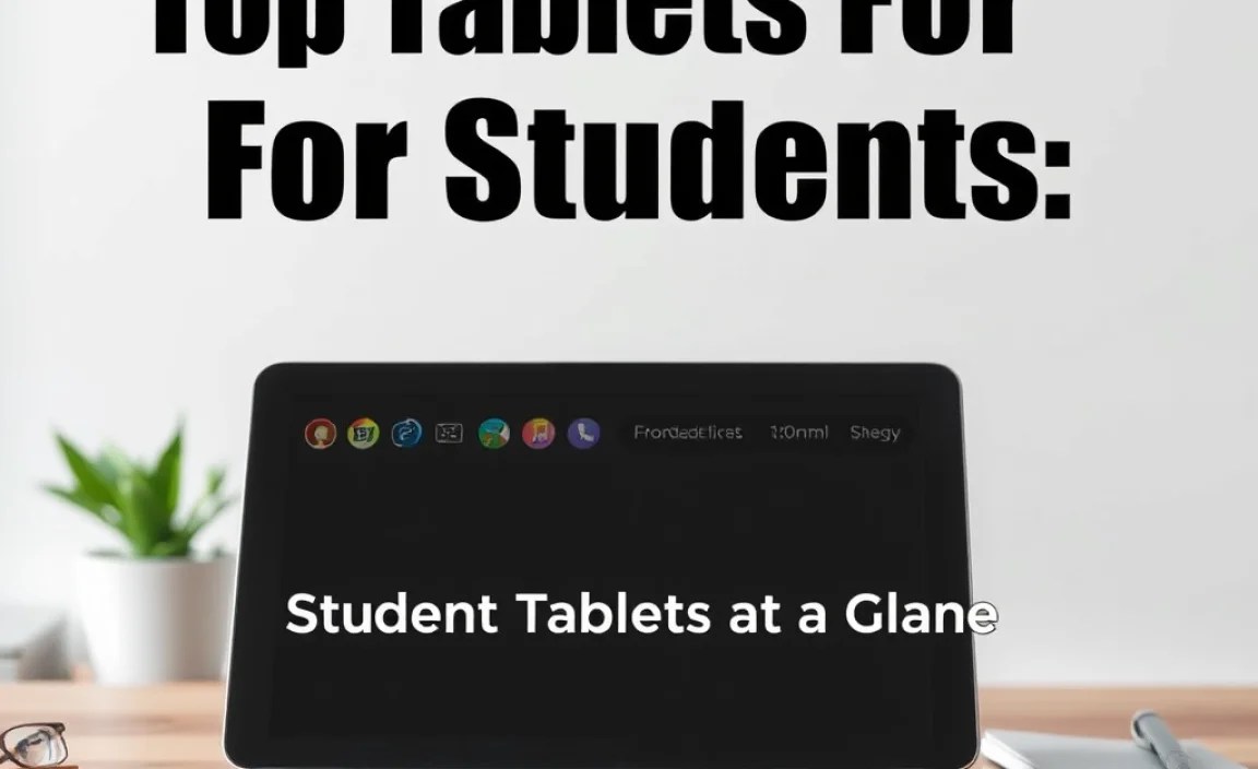 Comparison Table: Student Tablets at a Glance