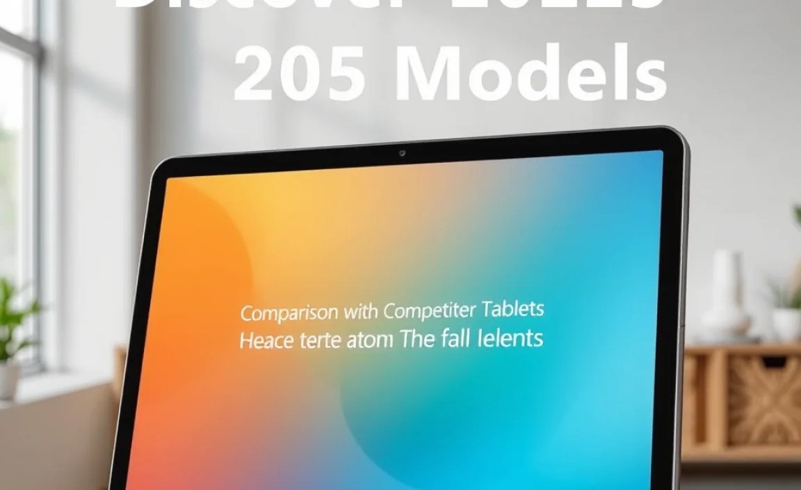 Comparison with Competitor Tablets