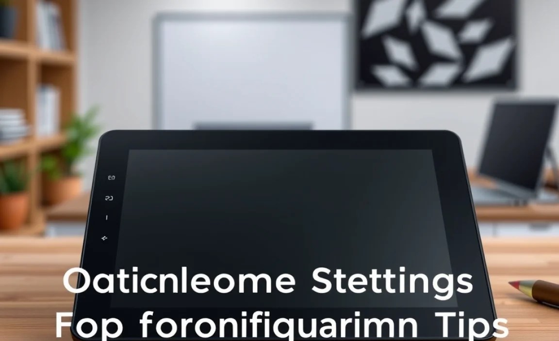 Configuring Wacom Tablet Settings for Inkscape