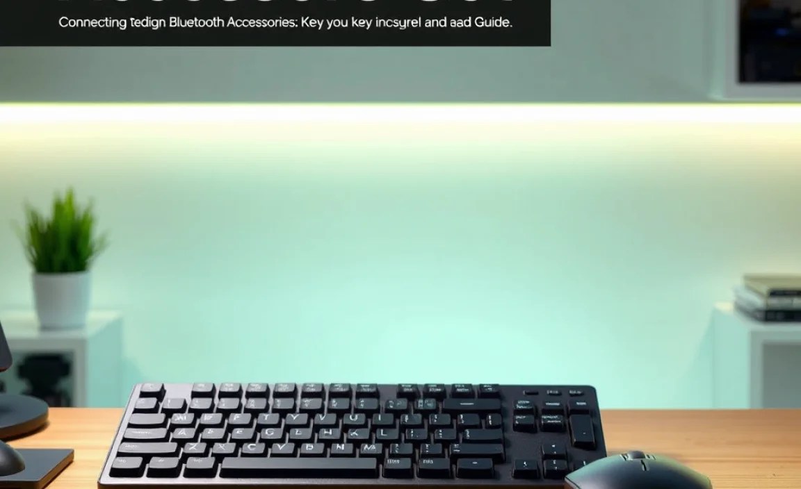 Connecting Bluetooth Accessories: Keyboard and Mouse