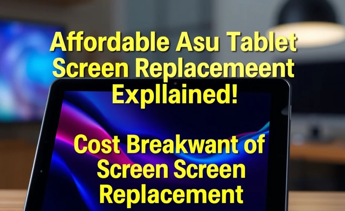 Cost Breakdown of Screen Replacement
