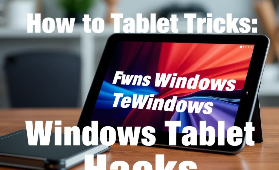 Creative and Fun Windows Tablet Hacks