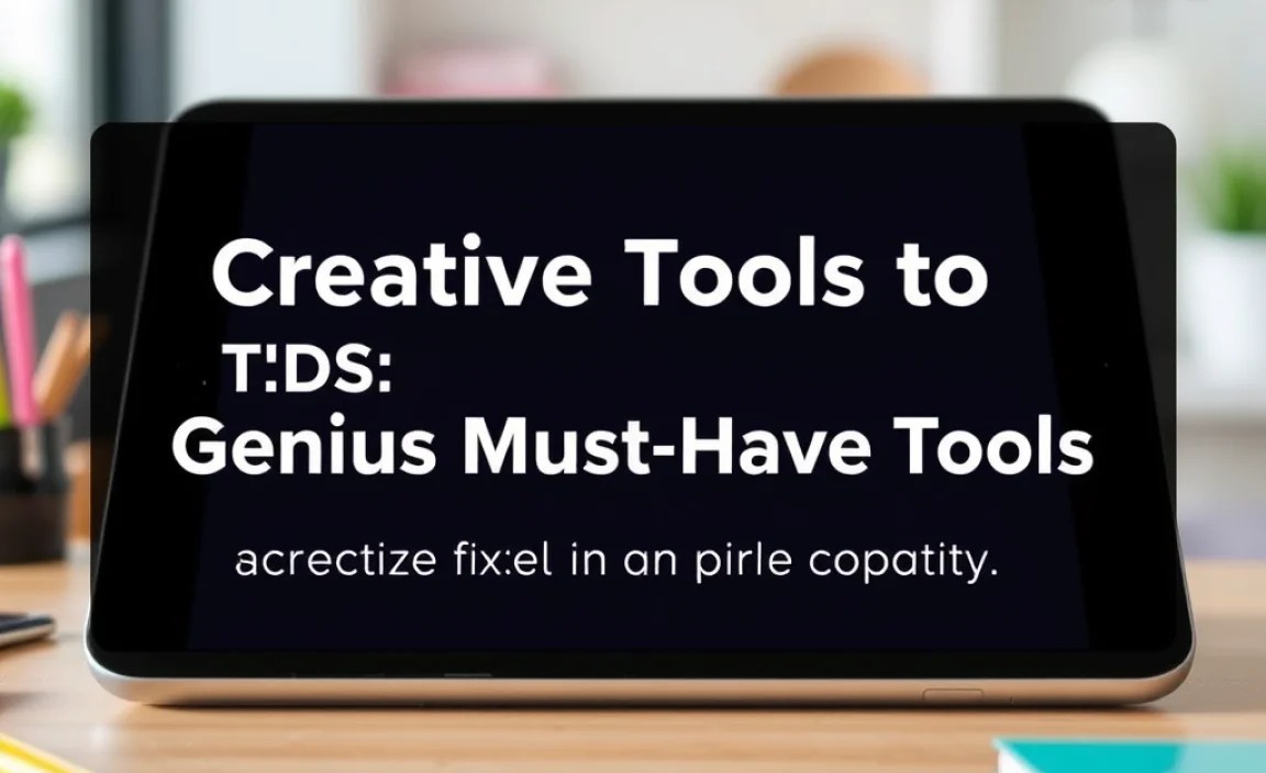 Creative Tools to Spark Imagination