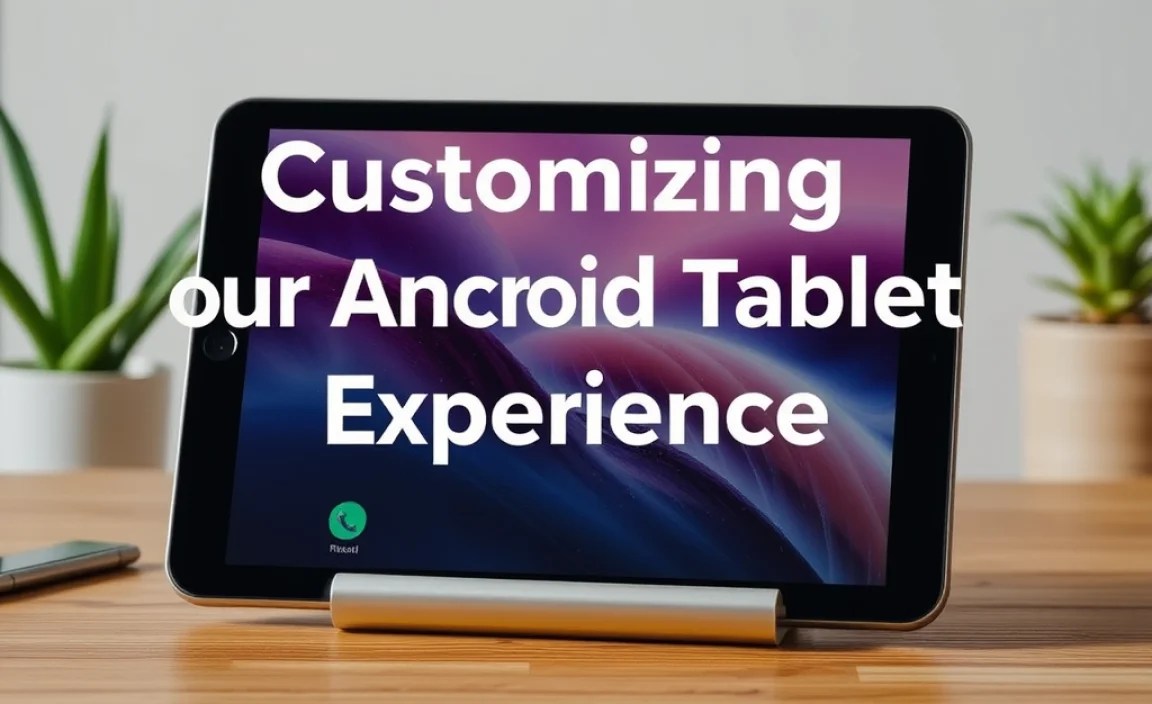 Customizing Your Android Tablet Experience