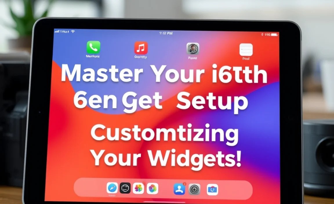 Customizing Your Widgets