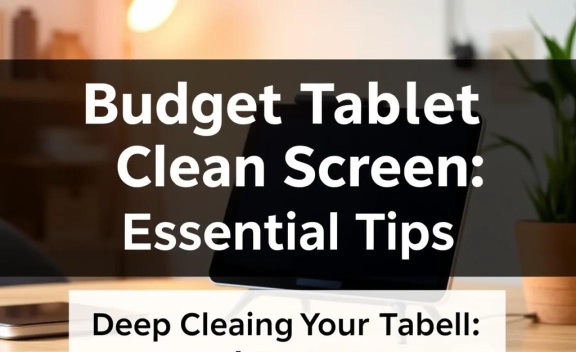 Deep Cleaning Your Tablet: Beyond the Screen