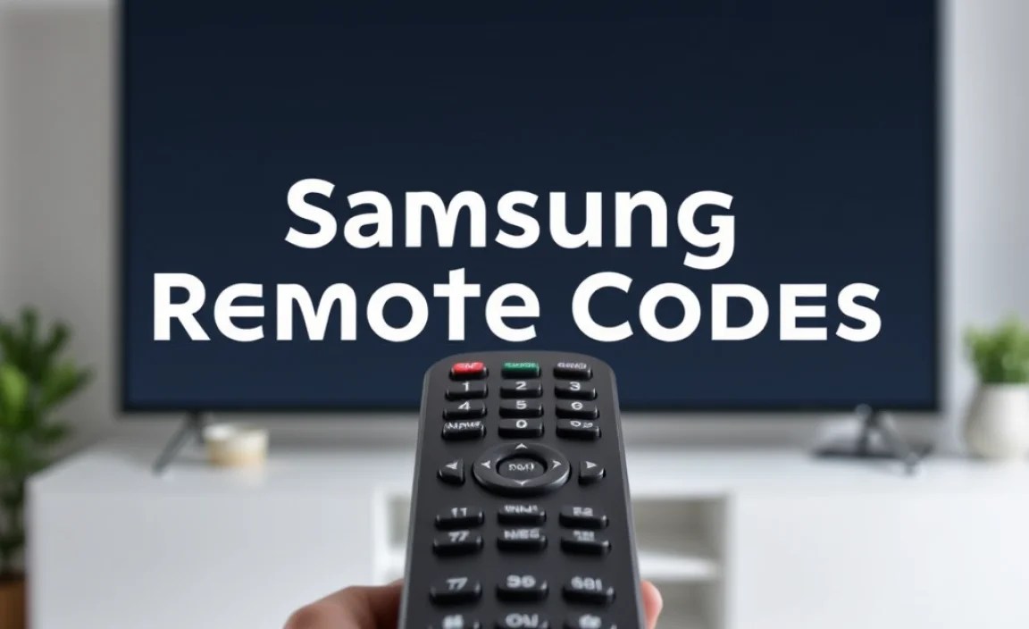 Different Types of Samsung Remote Codes