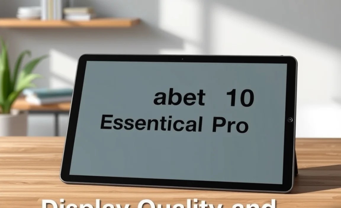 Display Quality and Its Impact on Work
