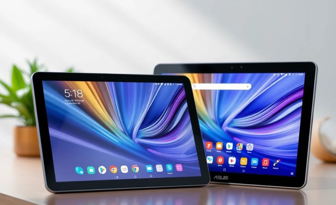 Display Type and Resolution in Asus Tablets