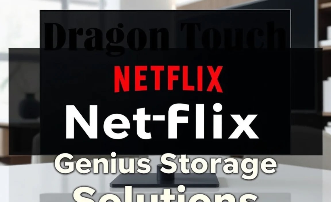 Dragon Touch E70 Netflix: Genius Storage Solutions
