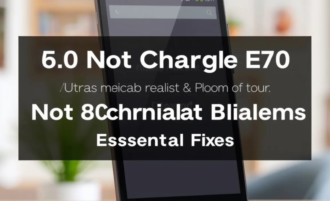 Dragon Touch E70 Not Charging Problems: Essential Fixes