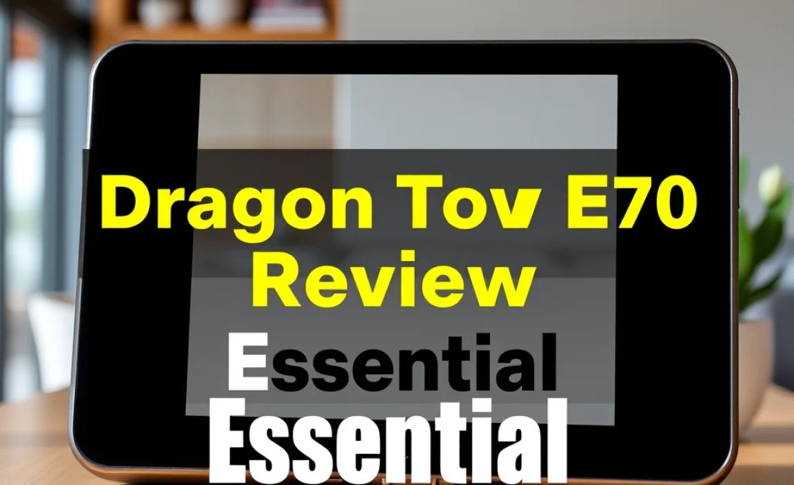 Dragon Touch E70 Review: Proven Apps Essential