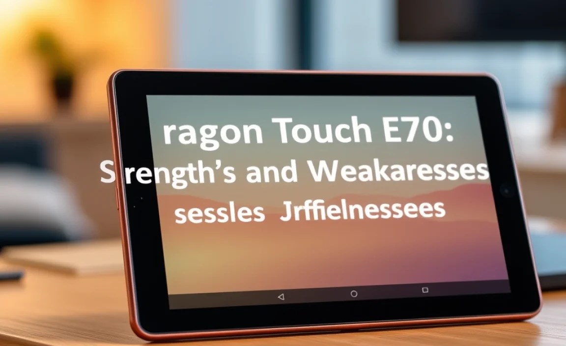 Dragon Touch E70: Strengths and Weaknesses