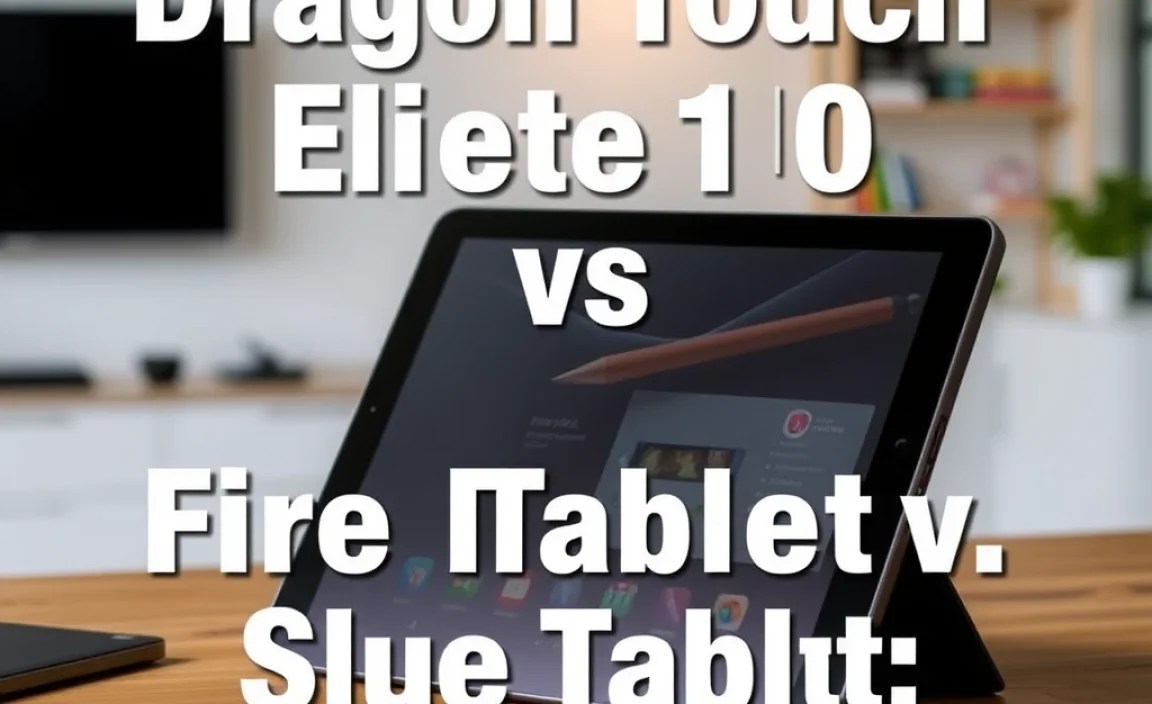 Dragon Touch Elite10 vs. Fire Tablet: Setup Differences Summarized