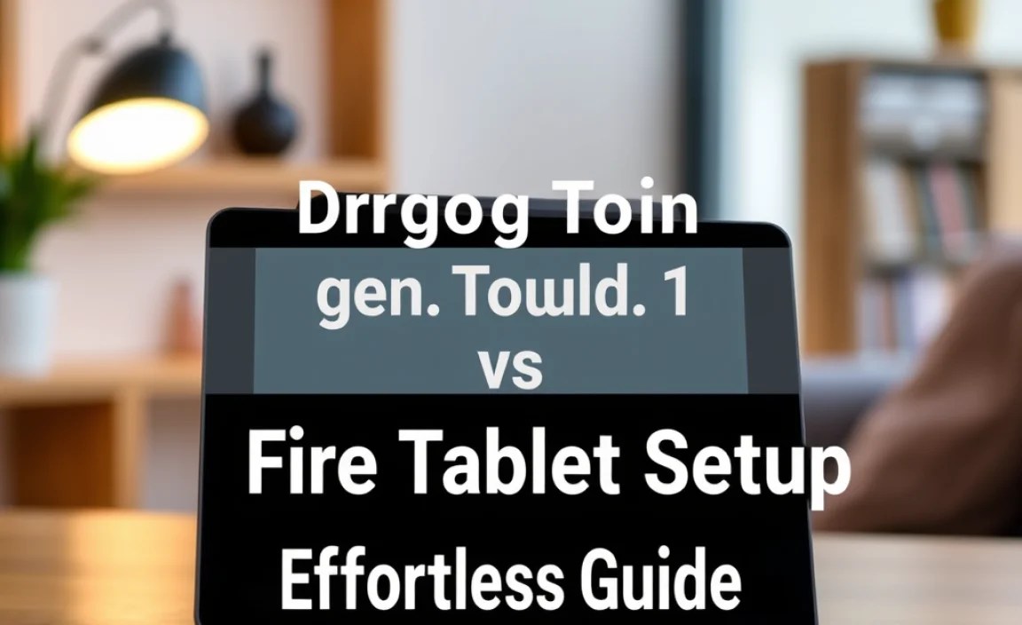 Dragon Touch Elite10 vs Fire Tablet Setup: Effortless Guide