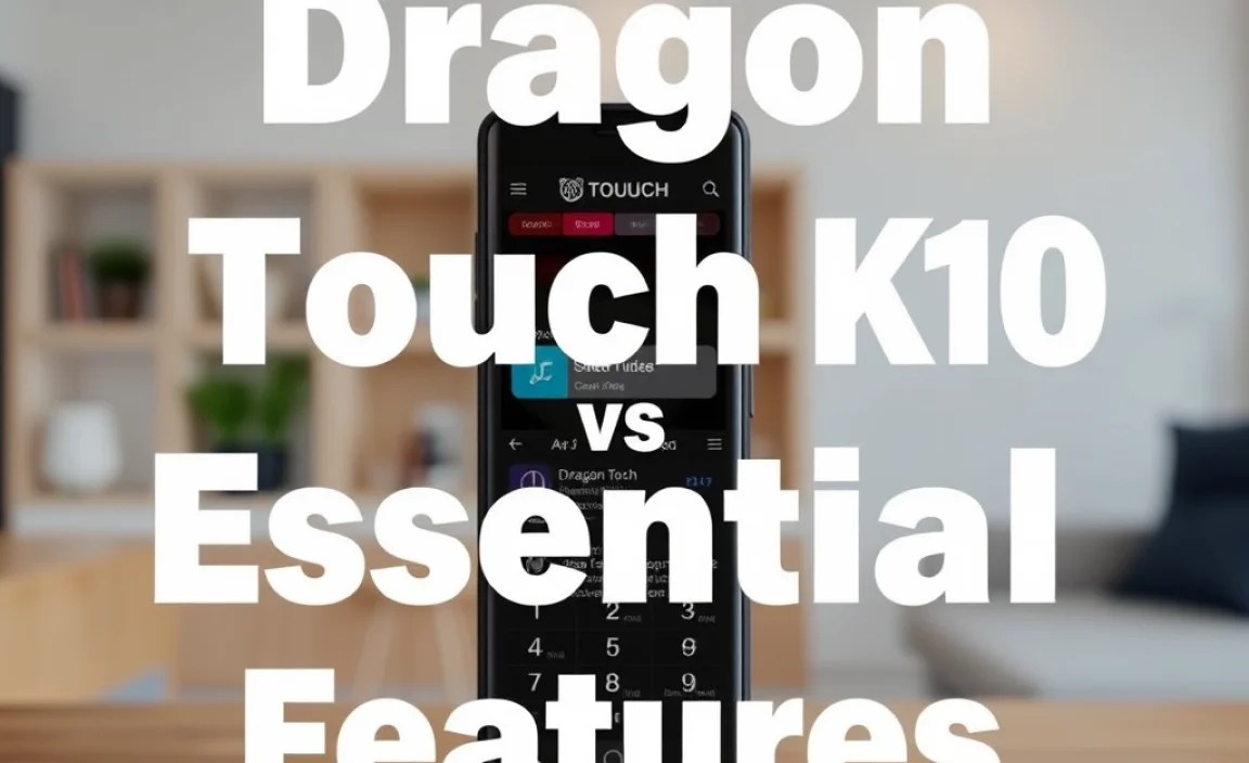 Dragon Touch K10 Comparison vs. Essential Features