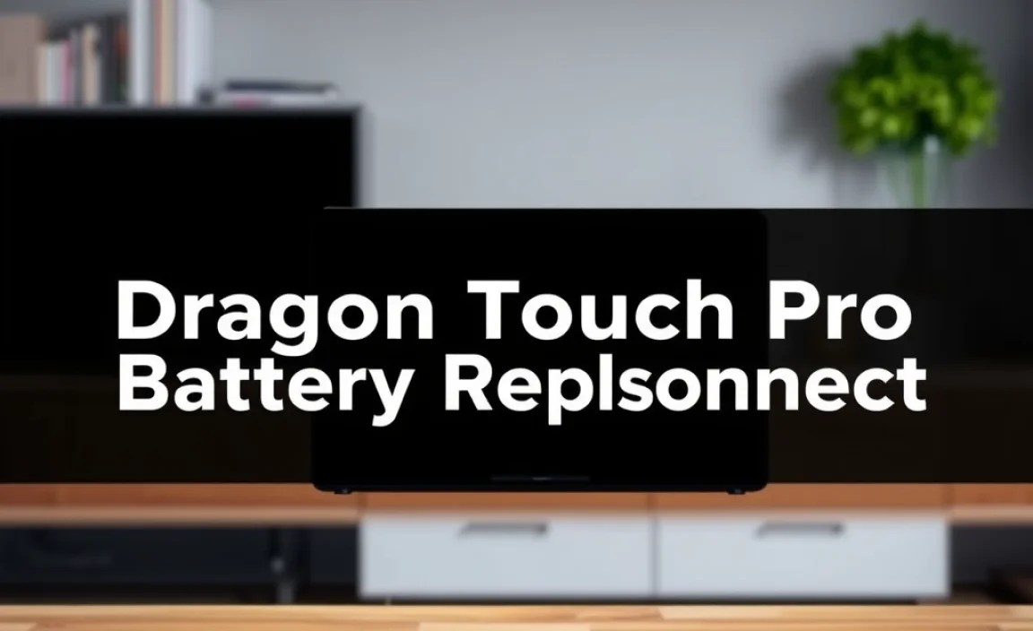 Dragon Touch Pro Battery Replacement: Essential TV Connect