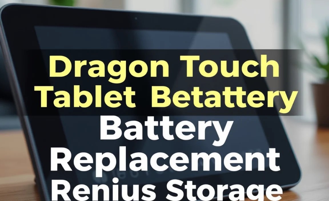 Dragon Touch Pro Tablet Battery Replacement: Genius Storage