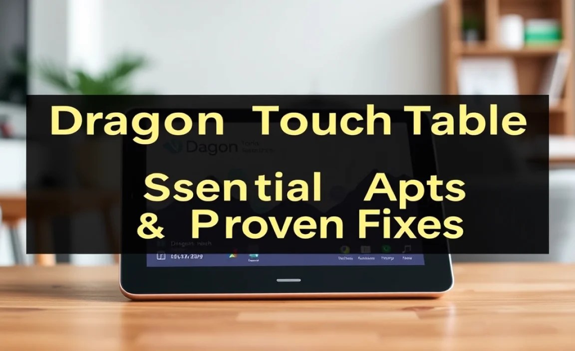 Dragon Touch Pro Tablet: Essential Apps & Proven Fixes