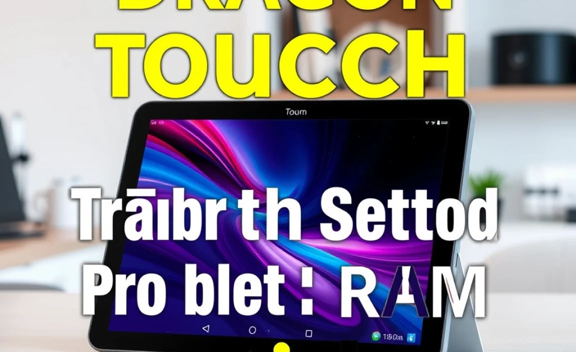 Dragon Touch Pro Tablet Setup: Genius RAM Guide