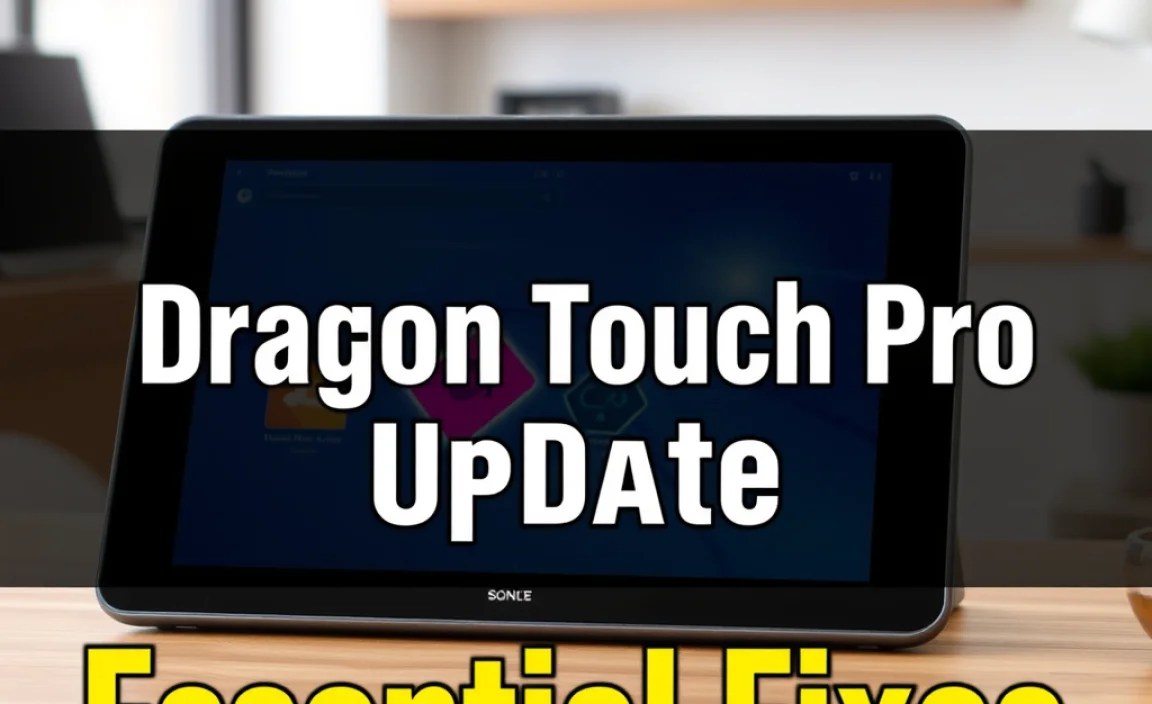 Dragon Touch Pro Tablet Update: Essential Fixes