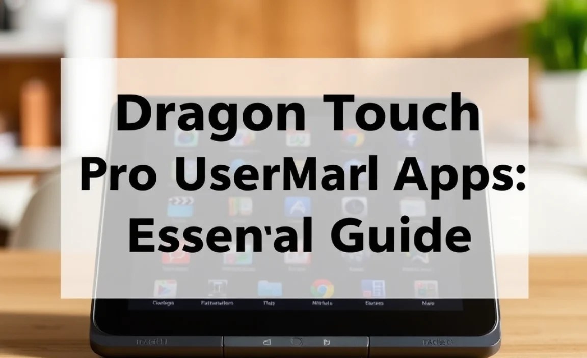 Dragon Touch Pro Tablet User Manual Apps: Essential Guide
