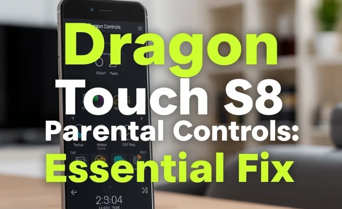 Dragon Touch S8 Parental Controls Bluetooth: Essential Fix