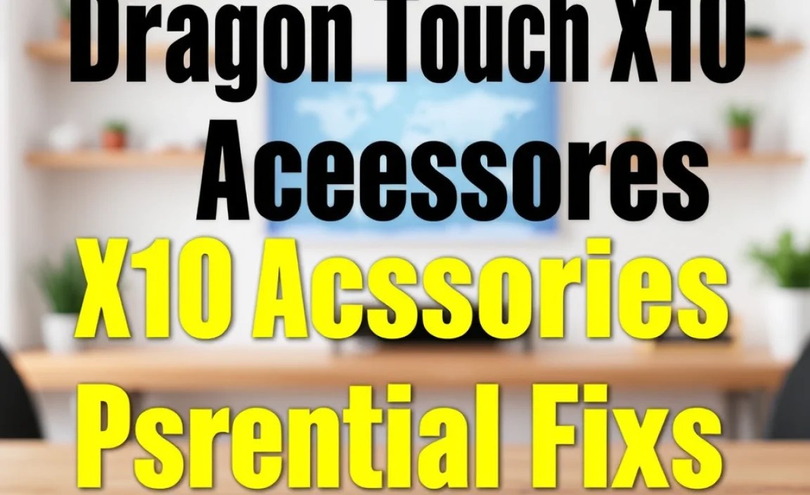 Dragon Touch X10 Accessories Problems: Essential Fixes