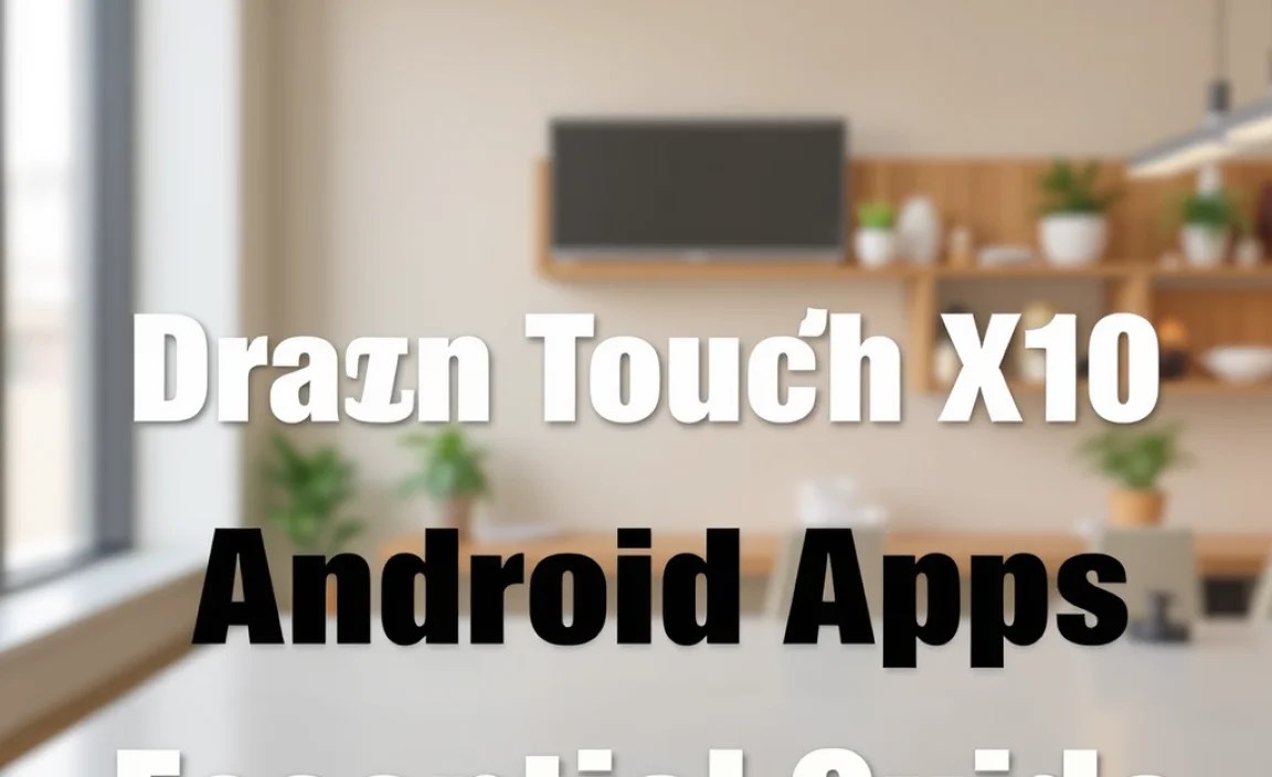 Dragon Touch X10 Android Apps: Essential Guide