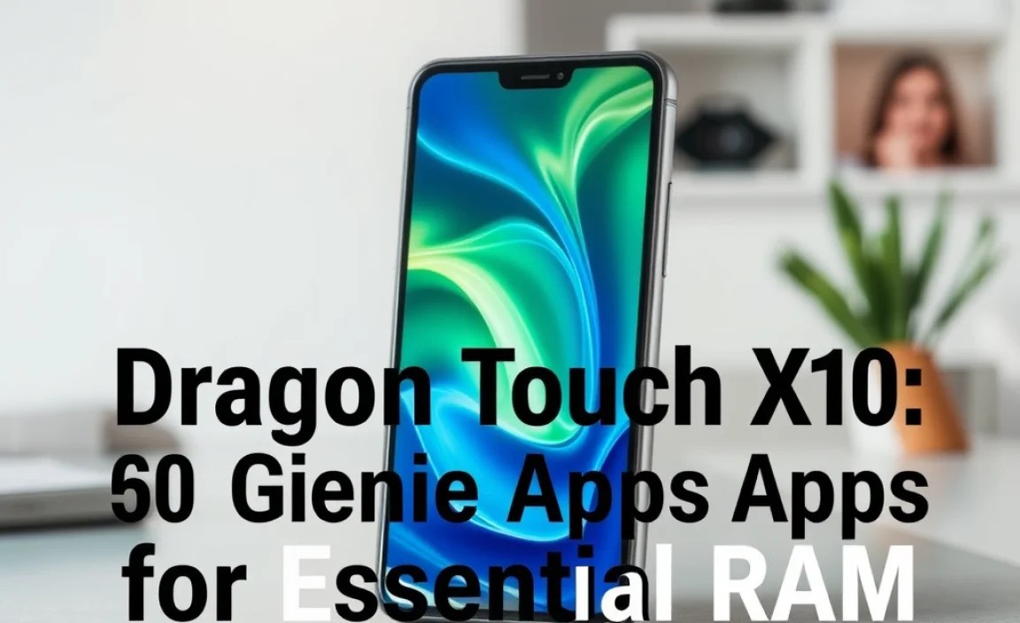 Dragon Touch X10: Genius Apps for Essential RAM